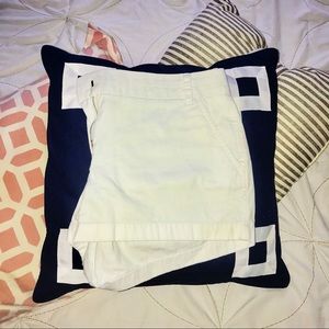 WHITE J CREW CHINO SHORTS